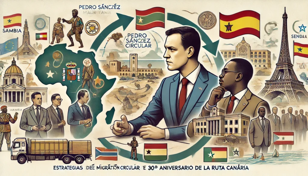 «Pedro Sánchez en África: Estrategias de Migración Circular y Retos Culturales en el 30° Aniversario de la Ruta Canaria»