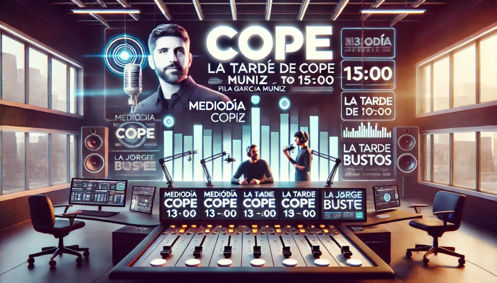 «COPE Revoluciona Su Programación: Nuevos Horarios y Estrellas para Mantener el Liderazgo en la Radio Española»